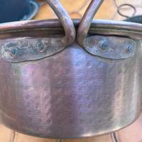 Pentole in rame antico