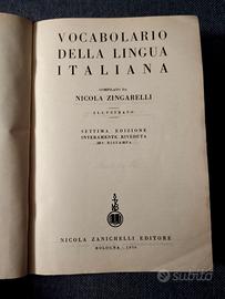 Vocabolario italiano Zingarelli 1956