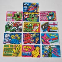 Lotto 13 Mostro Card Ferrero Kinder 1998 - Vintage