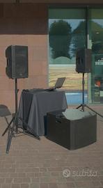 Impianto audio Dj completo 