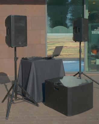 Impianto audio Dj completo 