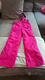 Pantalone da sci bambina 7 8 anni