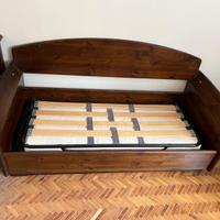 divano letto  in legno masello