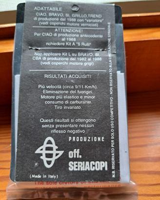 VARIATORE VELOCITA' CICLOMOTORI