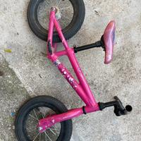 Bici balance bike bambina  12,5 pollici