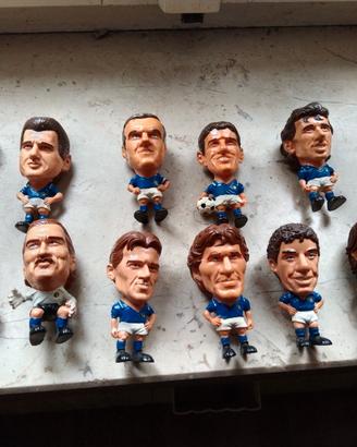 Pupazzetti caricature calciatori Italia 90