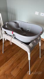 Vaschetta bagnetto neonato OK Baby con supporto