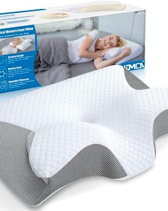 HOMCA Cuscino 2 in 1 Memory Foam Ergonomico per Do