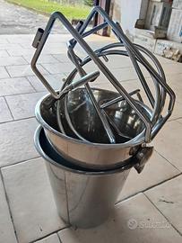 2 Set di secchielli glacette per vino con supporti