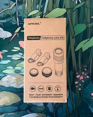 Kit Lenti Smartphone Apexel 4 in 1