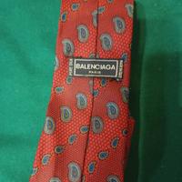 Cravatta Balenciaga originale seta Made in Italy
