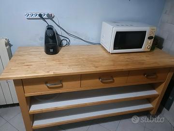 bancone cucina in legno 