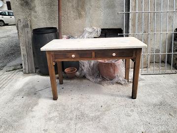 tavolo in legno marmo
