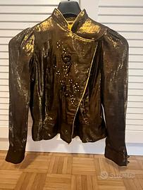 Camicetta stile giapponese in tessuto lucido