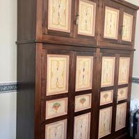 Armadio 2 ante dipinto a mano