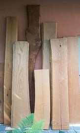 Tavole, assi e tavoli in legno massello
