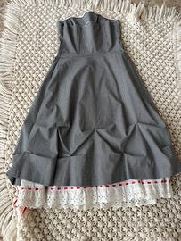 Vestito + gillet coprispalle tg 42 Lazzari