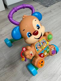 Carrellino primi passi cagnolino fisher price