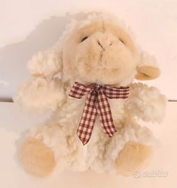 Peluche pecorella con cerniera portasegreti