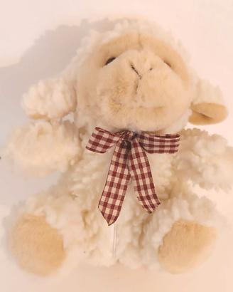 Peluche pecorella con cerniera portasegreti