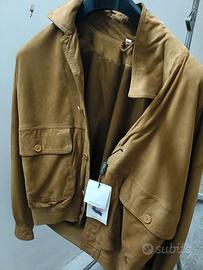 Bomber uomo vera pelle taglia 48