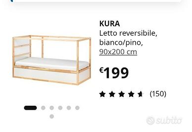 Letto Kura ikea con tenda