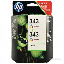 CARTUCCE ORIGINALI HP 343 INK JET 2 PACK (2 Pezzi)