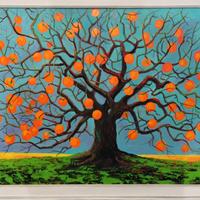 Quadro acrilico albero