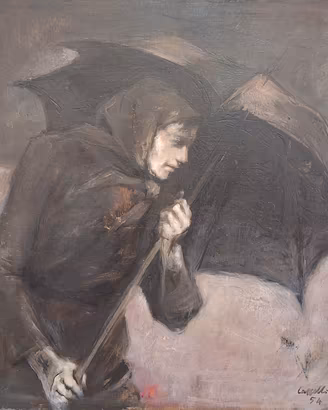 quadro Giovanni Cappelli opera storica 1954