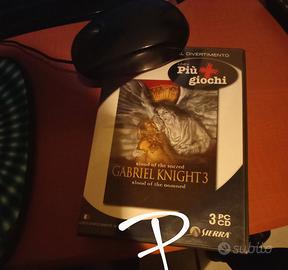 Videogioco PC retrò 1999 Gabriel knight 3