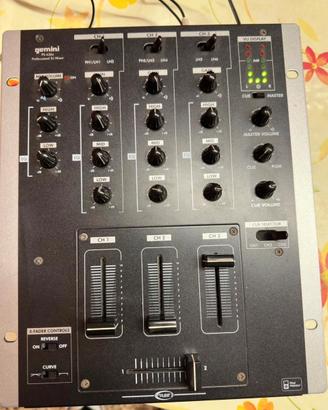Mixer gemini ps-626x 3 canali