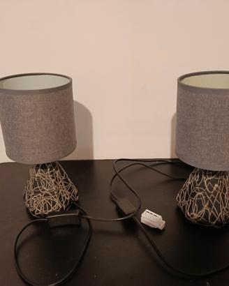 DUE LAMPADA DA COMODINO