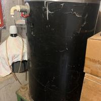 Cisterna in acciaio inox.