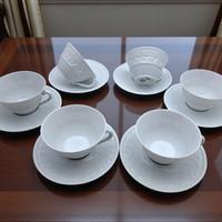 Servizio 6 Tazze da Tè, Bernardaud Limoges, Louvre