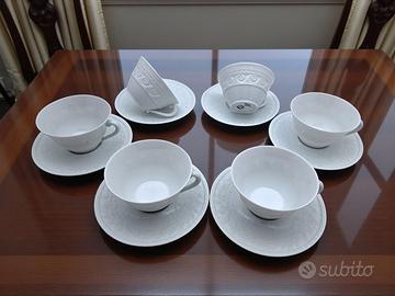 Servizio 6 Tazze da Tè, Bernardaud Limoges, Louvre