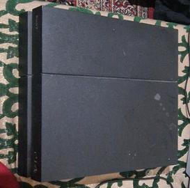 ps4 con cavo hdmi e alimentatore +tastiera e mouse