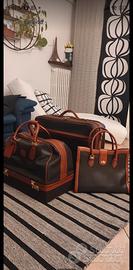 Set da viaggio in pelle Stefano Serapian Milano
