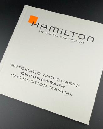Hamilton libretto manuale crono