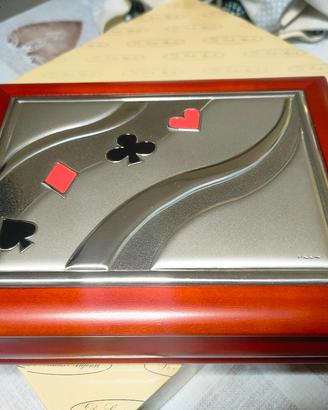 set carte da gioco, fish e dadi