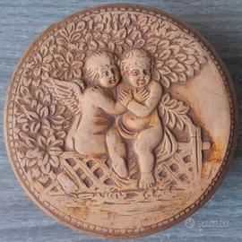 Scatola Antica Terracotta Batignani Signa Angeli