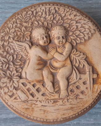 Scatola Antica Terracotta Batignani Signa Angeli