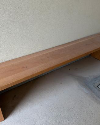 2 Panche in rovere massiccio