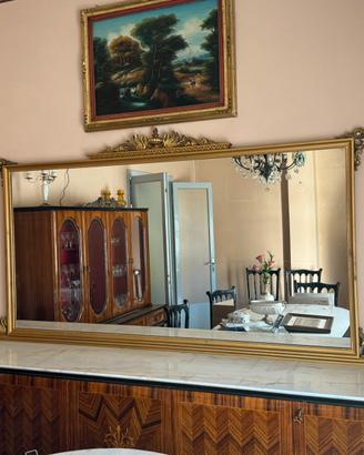 Mobile buffet  piana in marmo Specchiera anni ‘60