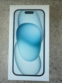 Scatola iphone 15 blue 128gb