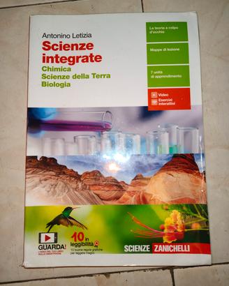 Libro di testo  scienze integrate