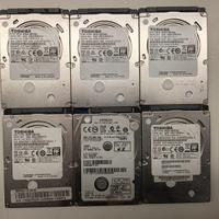 Lotto 6 HDD SATA 2.5 320GB Toshiba Hitachi