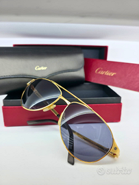 Cartier Santos Dumont Edition Gold Brush Occhiali