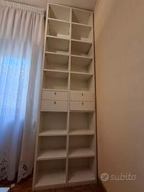 libreria doppia in legno