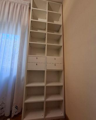 libreria doppia in legno