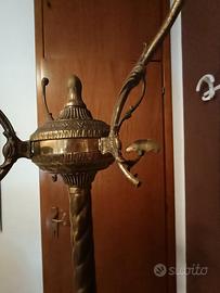Attaccapanni vintage ottone